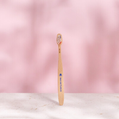 100% French Wooden Toothbrush for Children